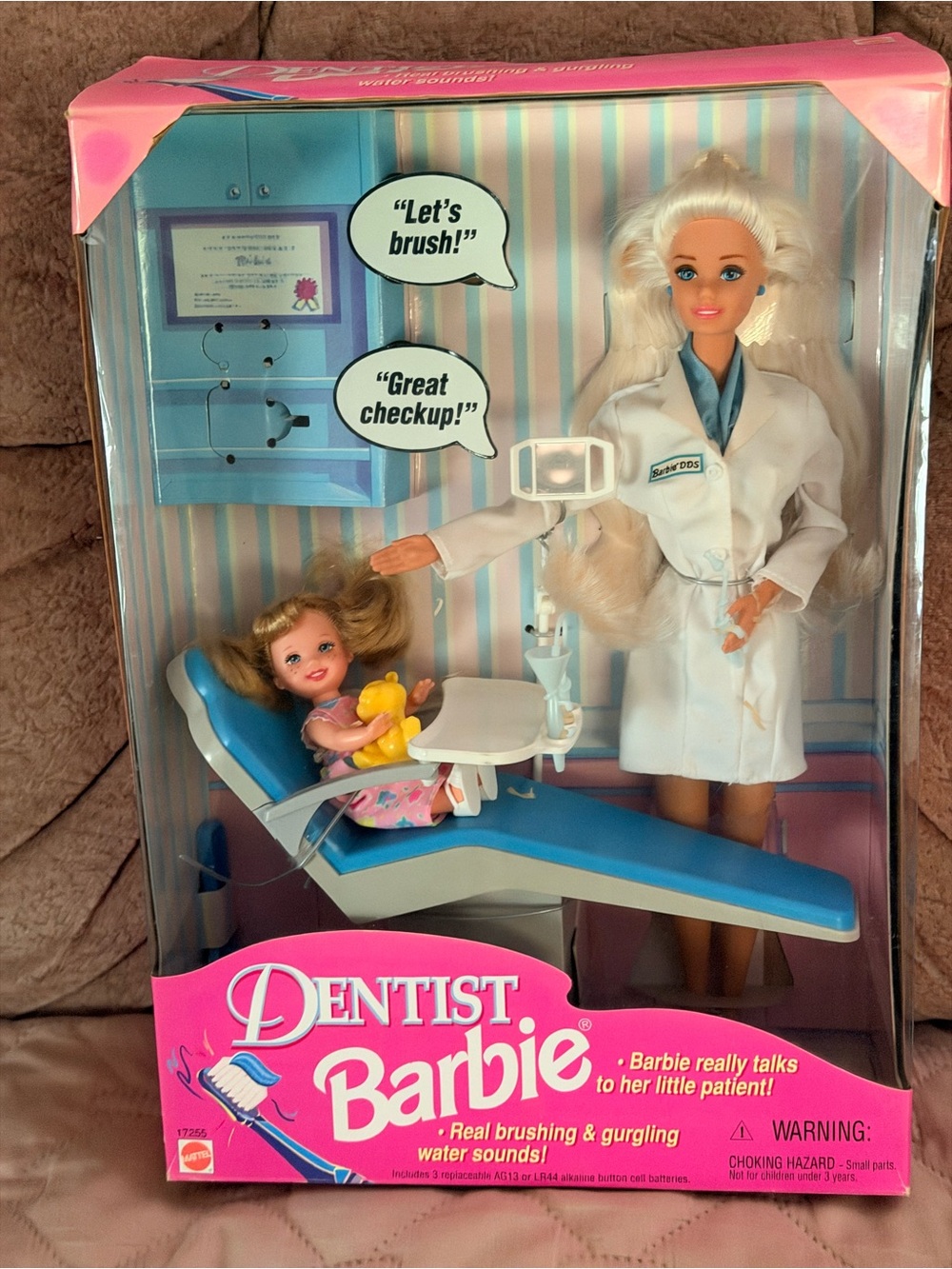 Barbie Dentist Playset - White & Blue